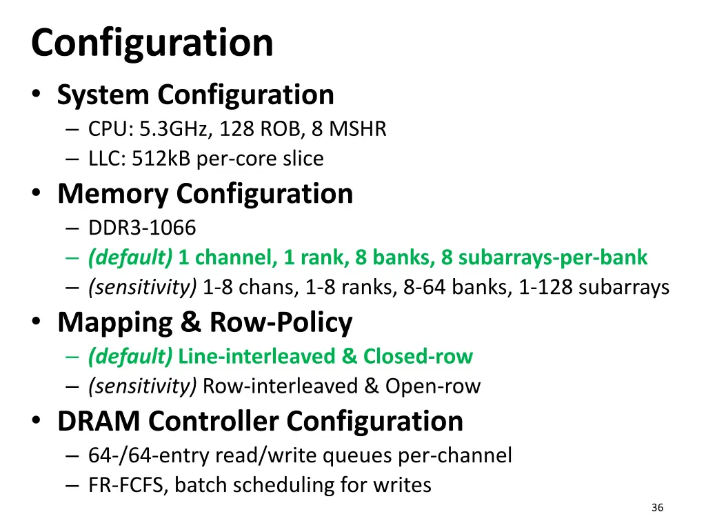 configuration system configuration cpu 5 3ghz