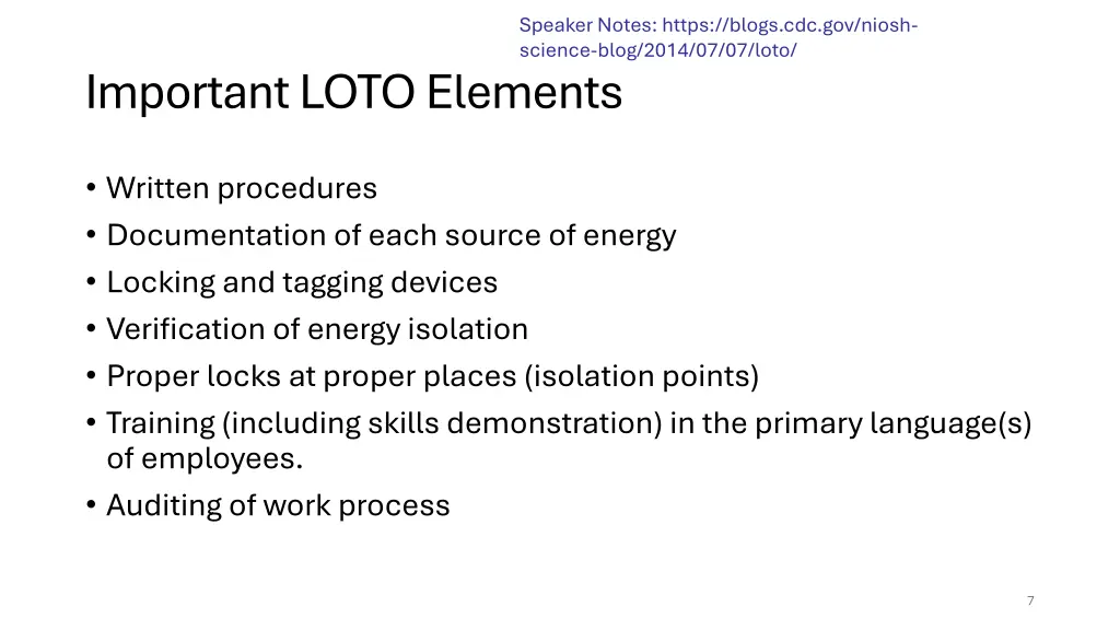 speaker notes https blogs cdc gov niosh science