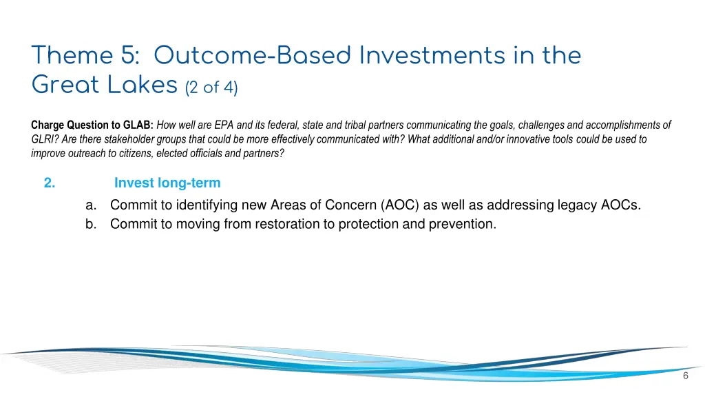 theme 5 outcome based investments in the great 1