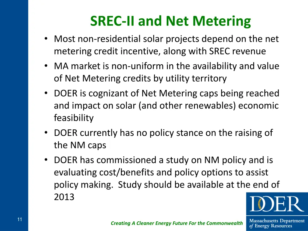 srec ii and net metering