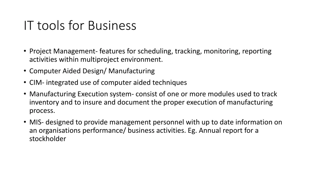 it tools for business
