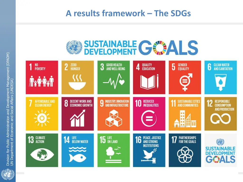 a results framework the sdgs