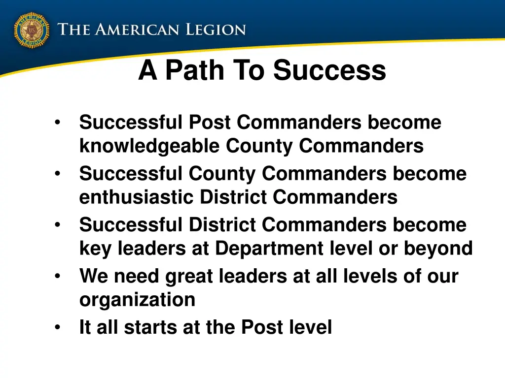 a path to success