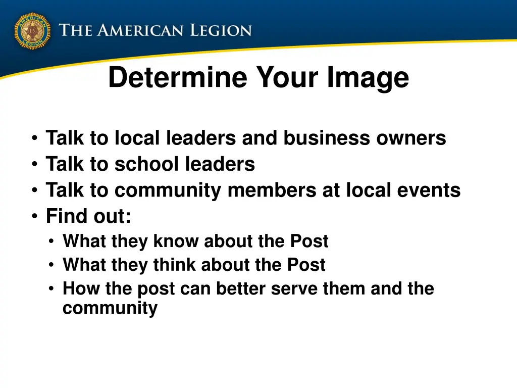 determine your image