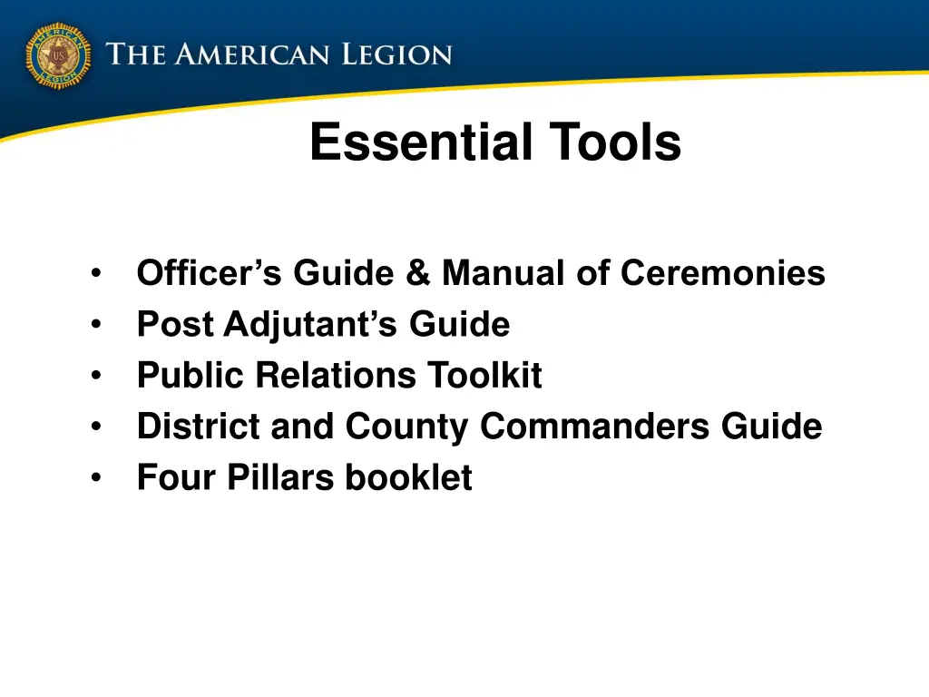 essential tools