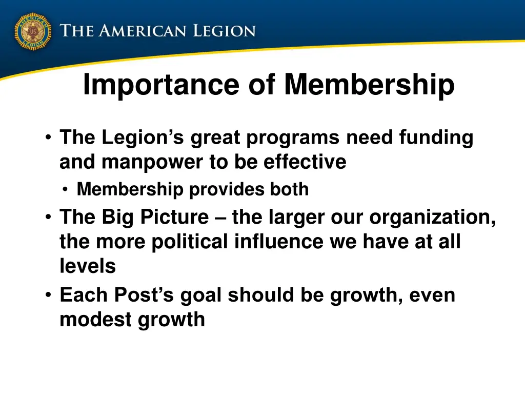 importance of membership