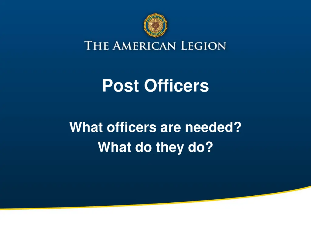 post officers