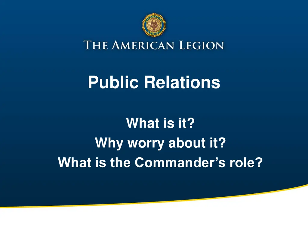 public relations