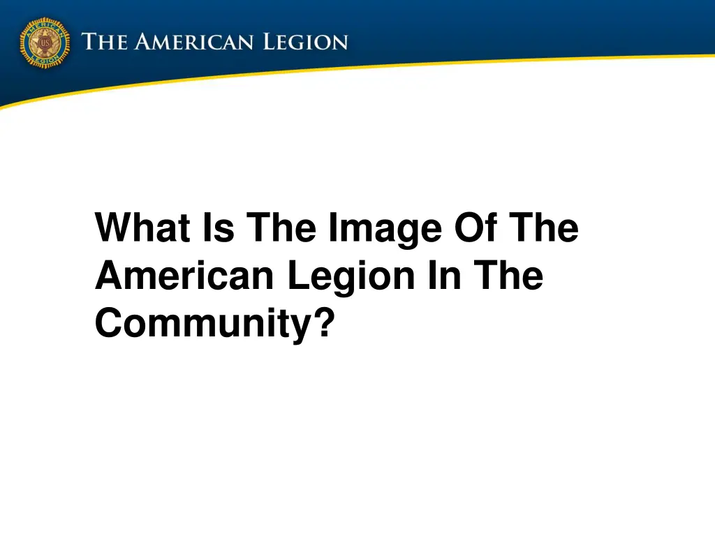 what is the image of the american legion