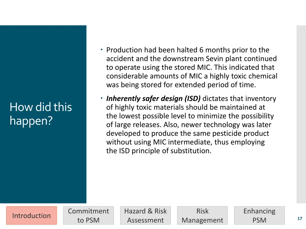 production had been halted 6 months prior