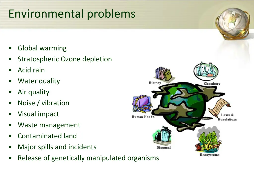 environmental problems