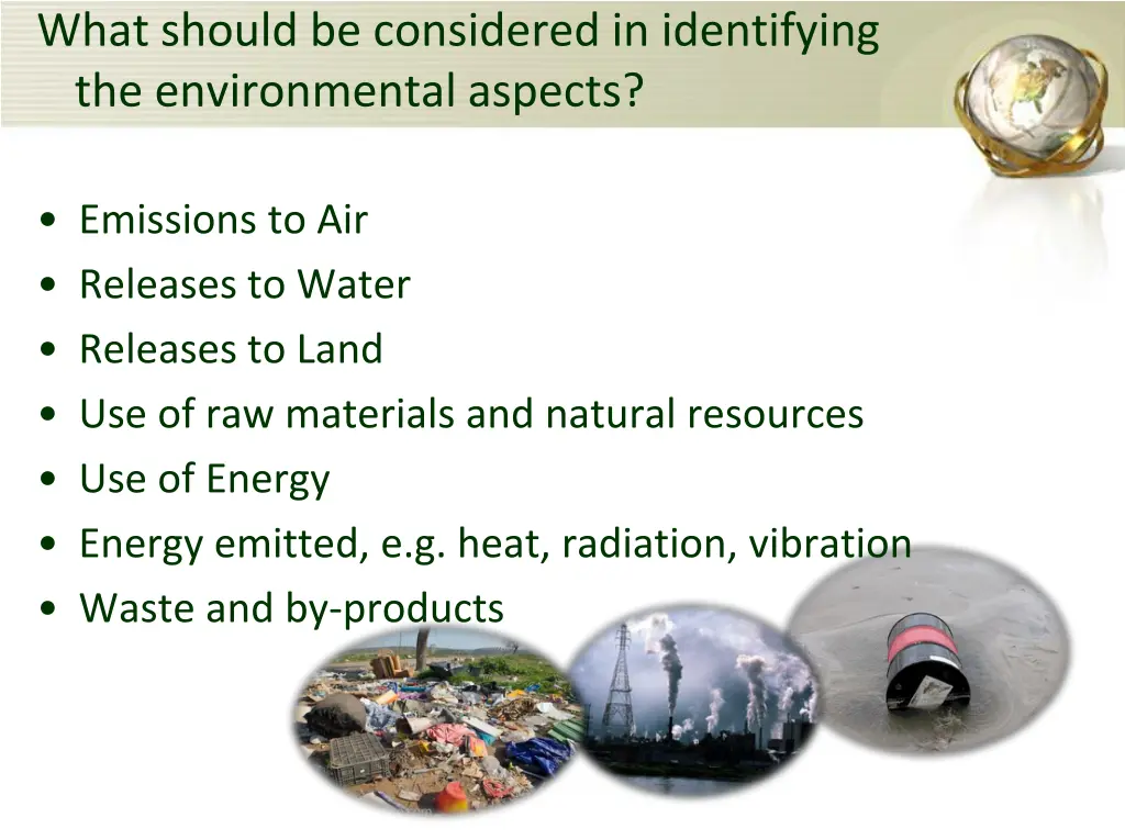 what should be considered in identifying