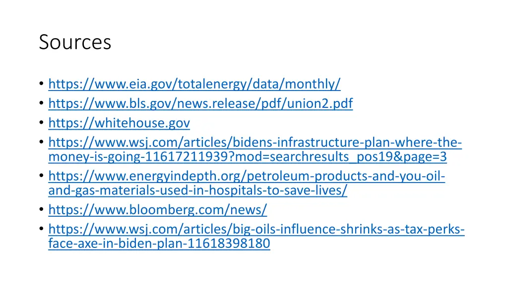 sources