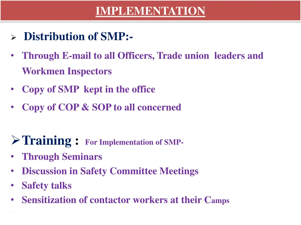 implementation