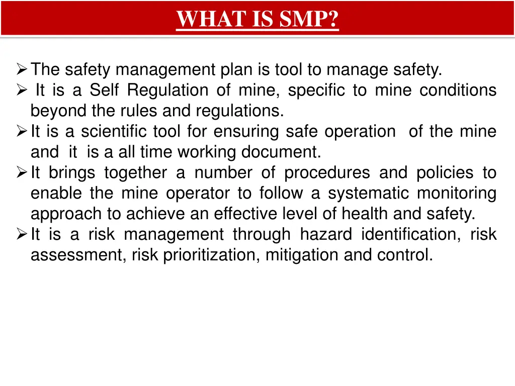 what is smp