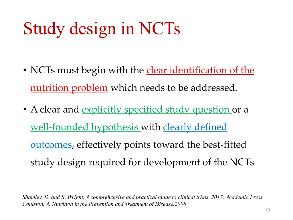 study design in ncts 1