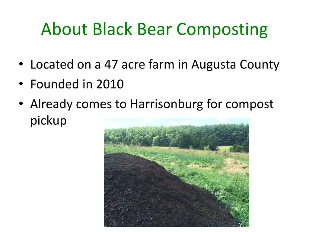 about black bear composting