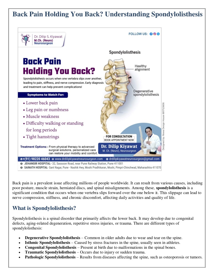 back pain holding you back understanding