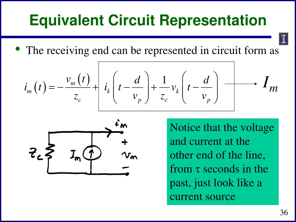 equivalent circuit representation