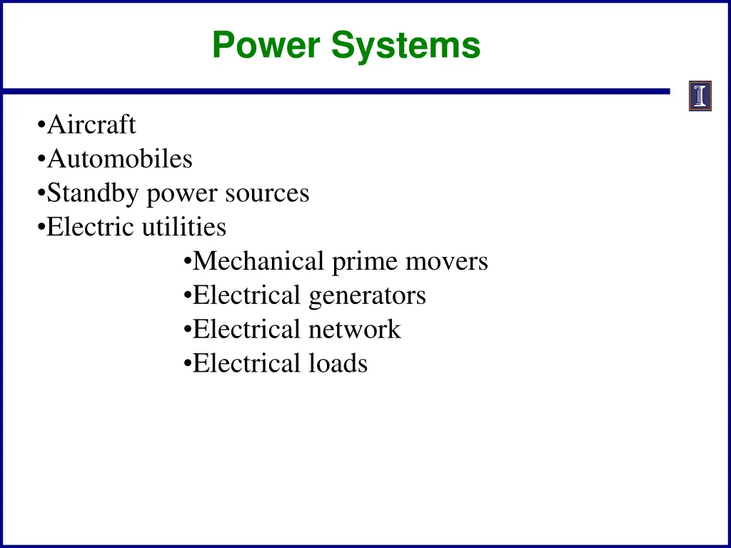 power systems