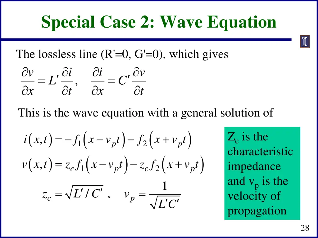 special case 2 wave equation