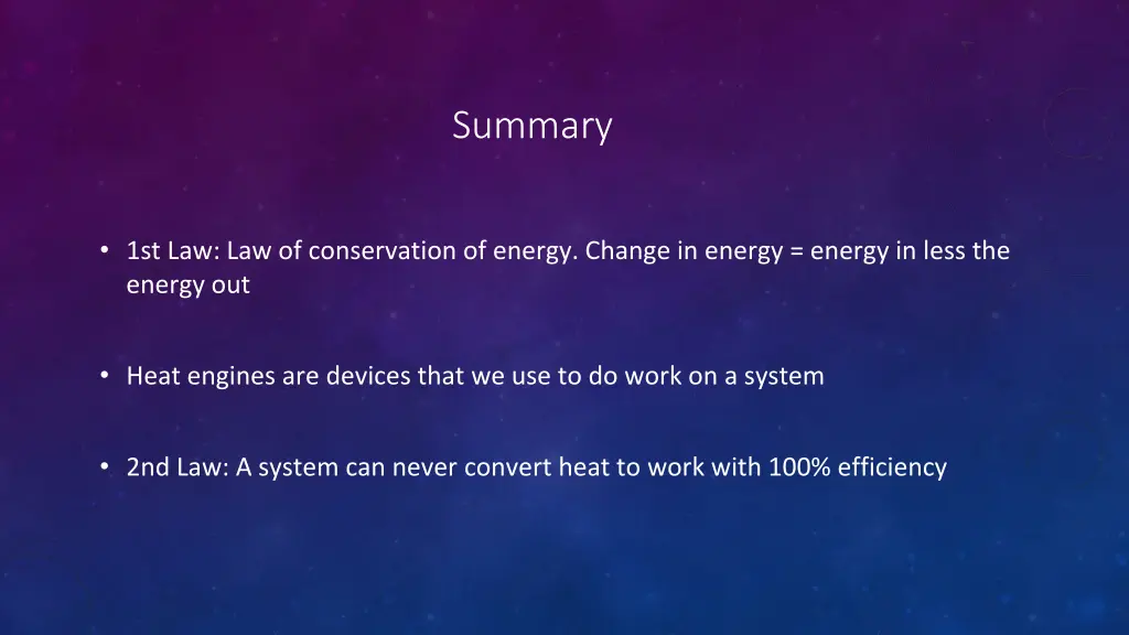 summary