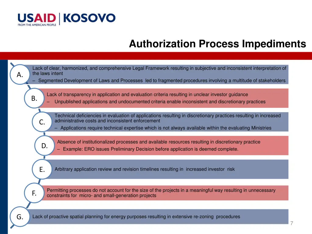 authorization process impediments