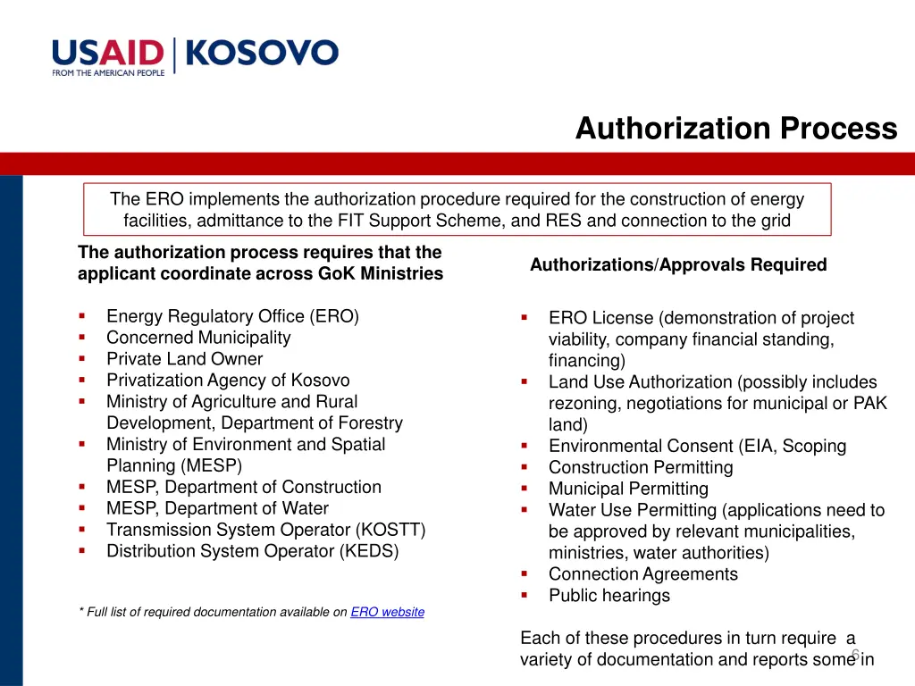 authorization process
