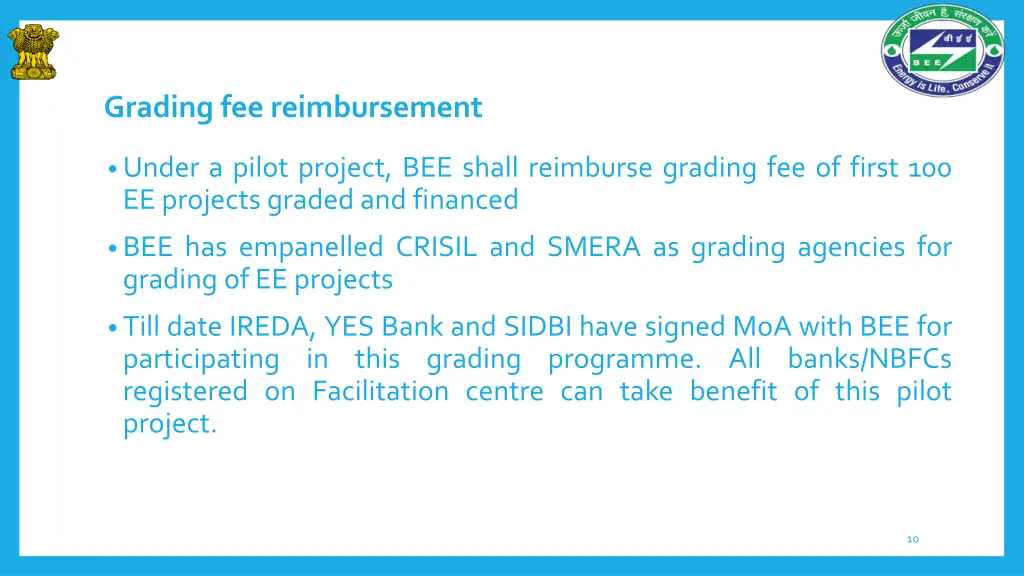 grading fee reimbursement