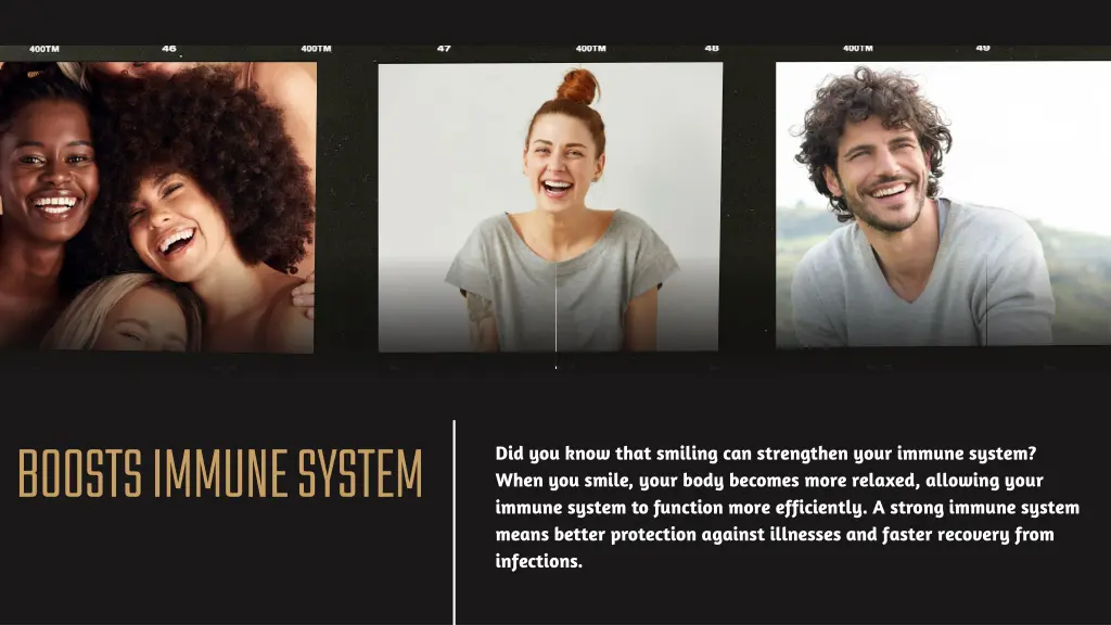 did you know that smiling can strengthen your