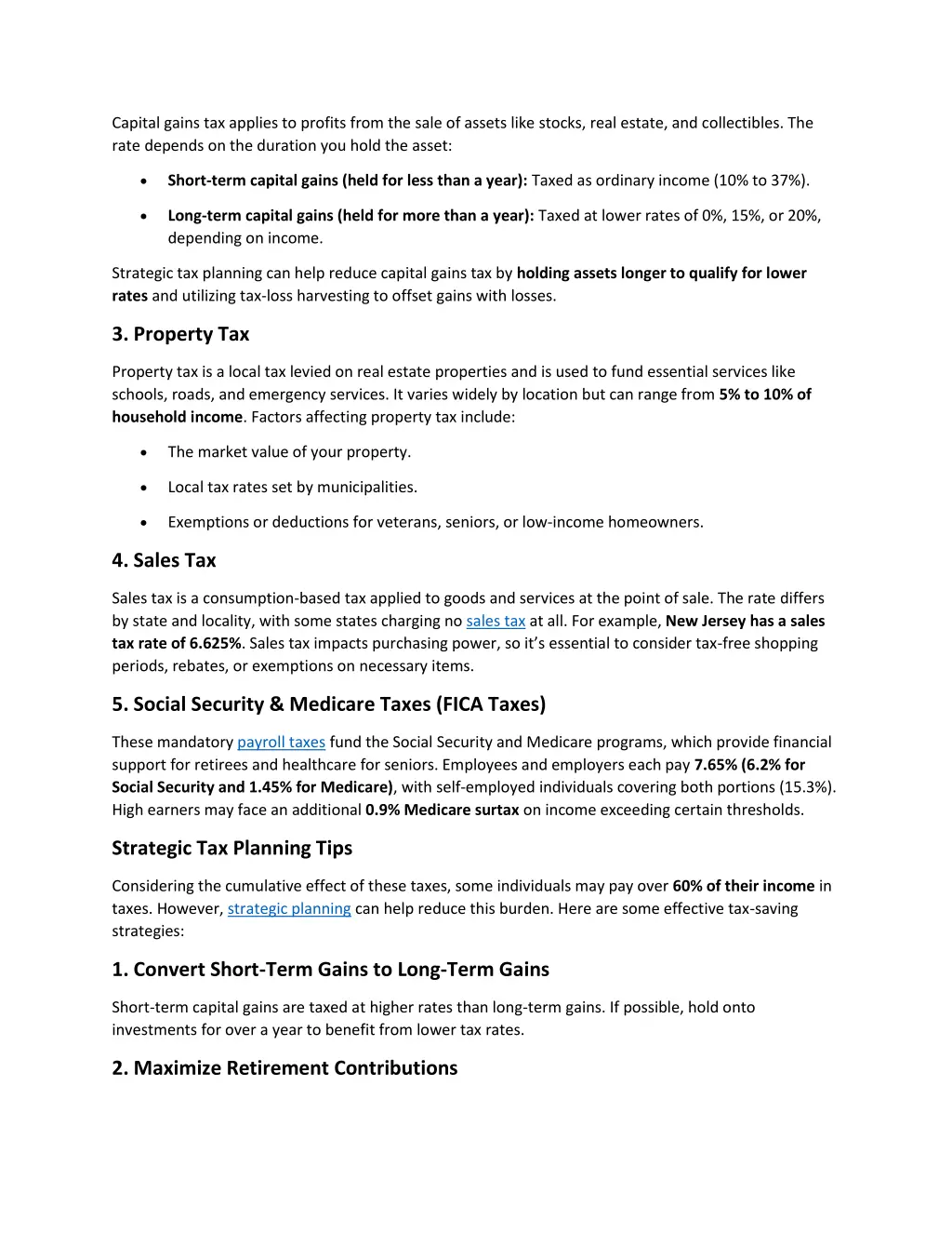 capital gains tax applies to profits from
