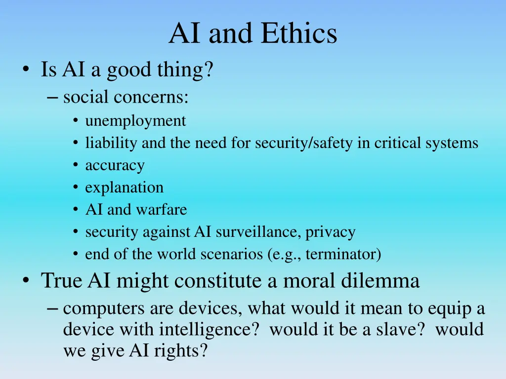 ai and ethics