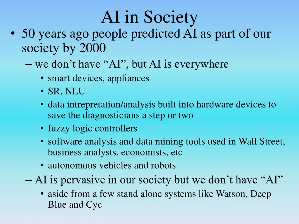 ai in society