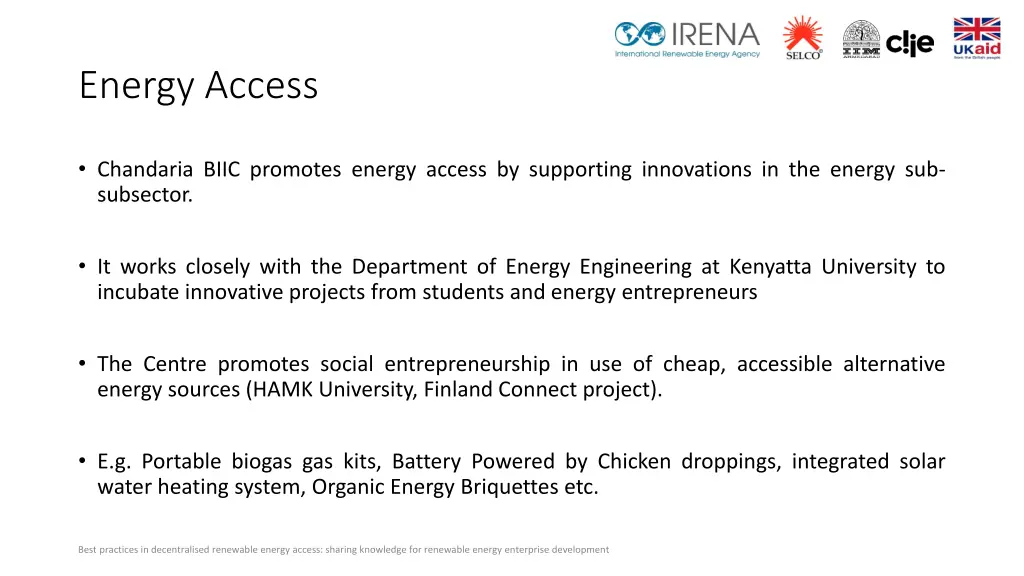 energy access