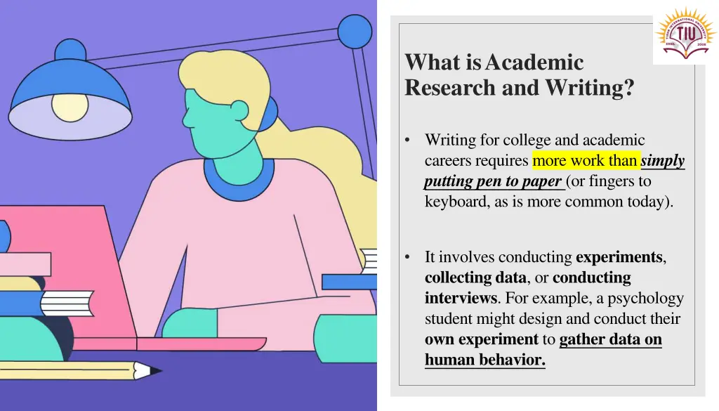 what is academic research and writing 1