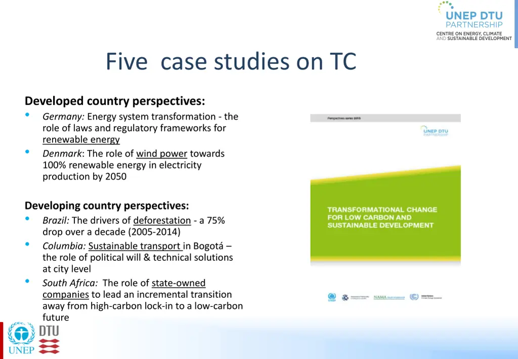 five case studies on tc