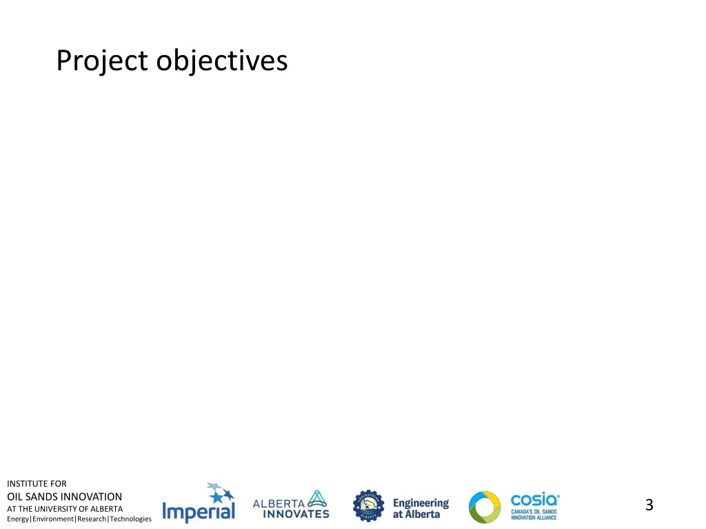 project objectives