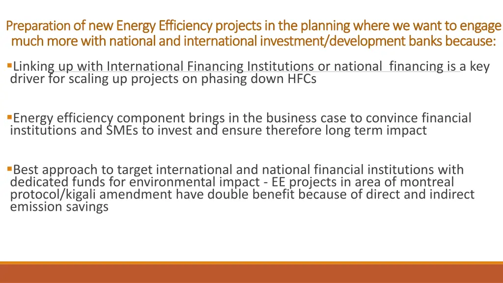 preparation preparation of new energy efficiency