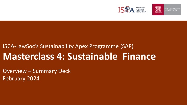 isca lawsoc s sustainability apex programme