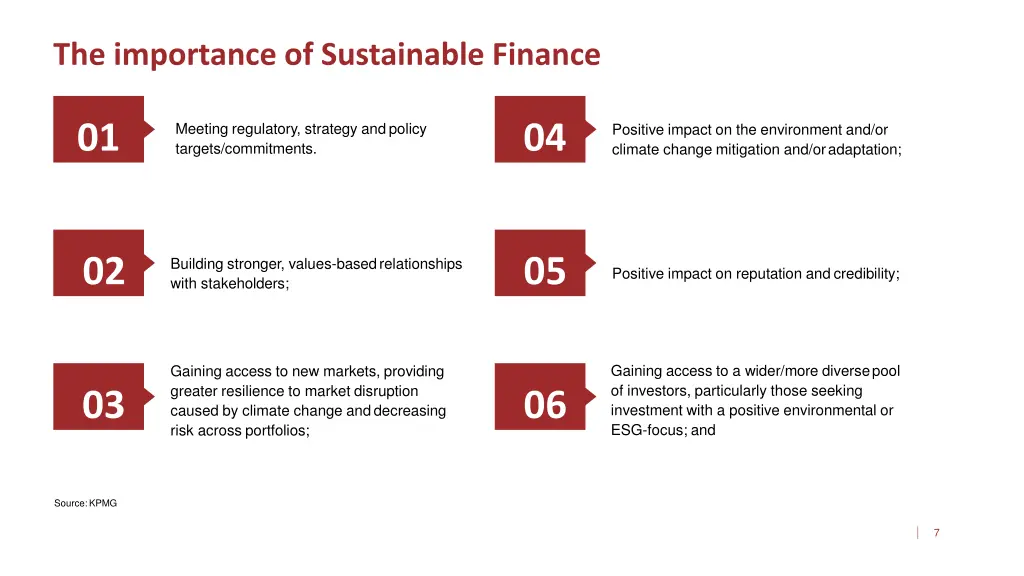 the importance of sustainable finance