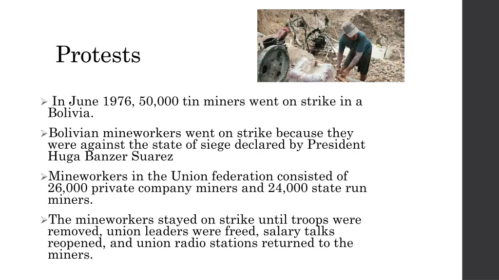 protests