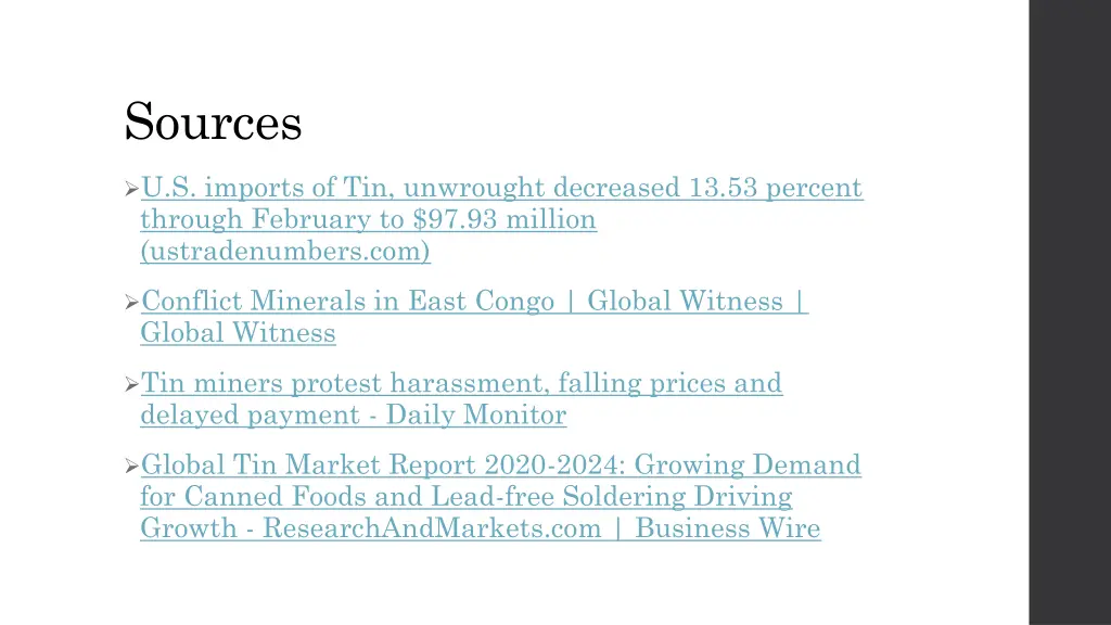 sources