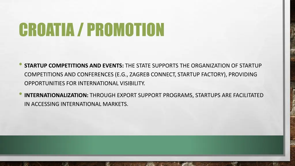croatia promotion