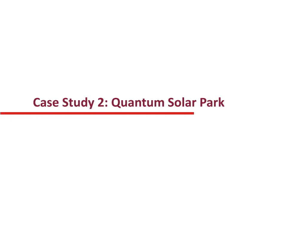 case study 2 quantum solar park