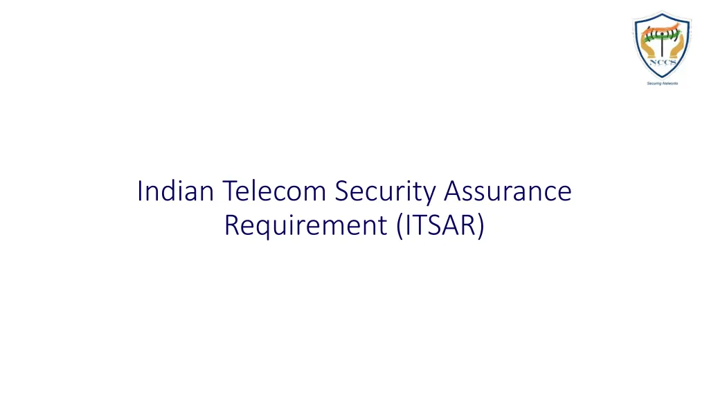 indian telecom security assurance requirement
