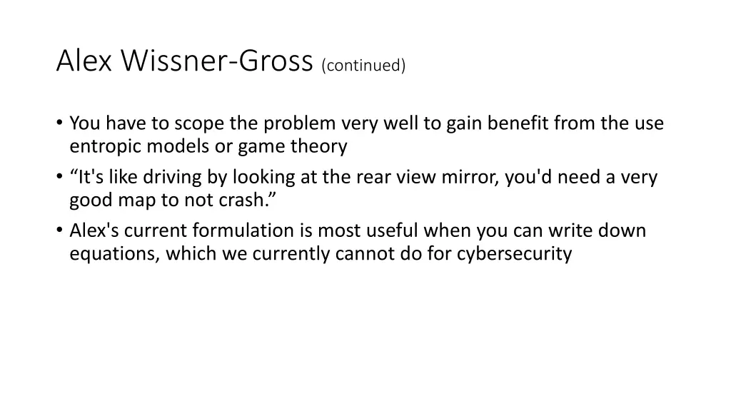 alex wissner gross continued 1