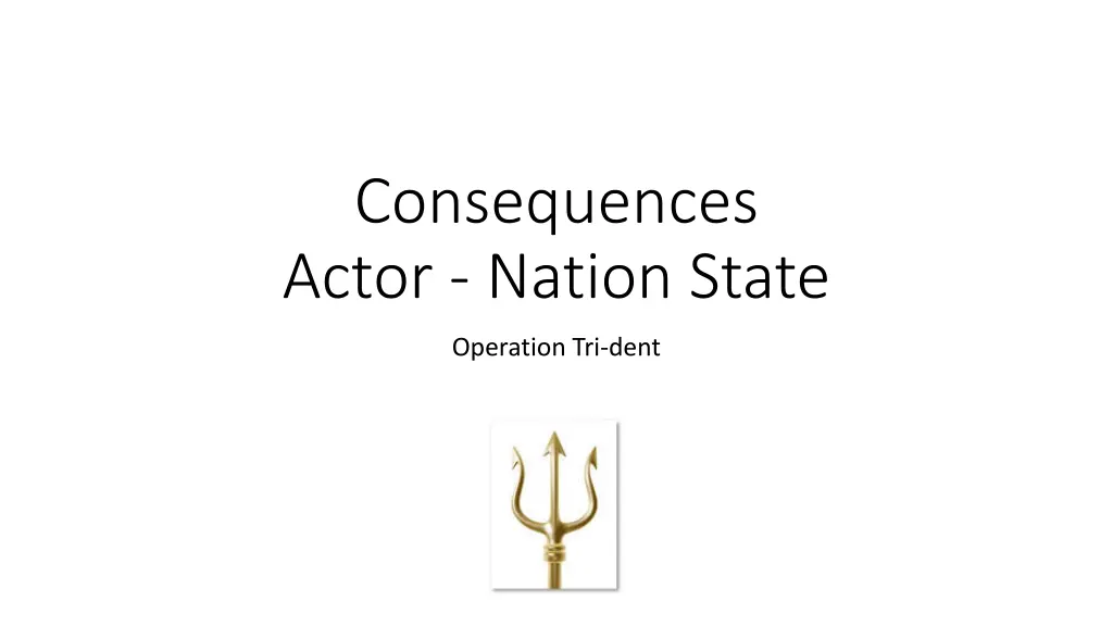 consequences actor nation state