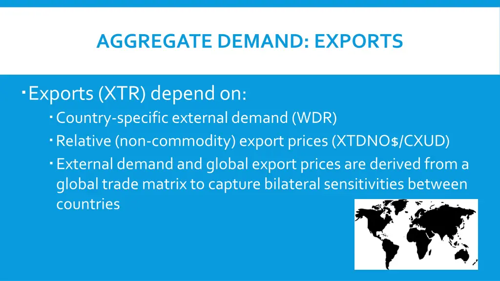 aggregate demand exports