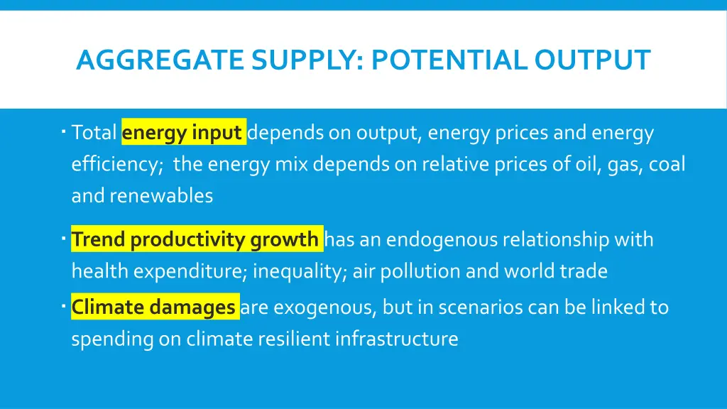 aggregate supply potential output 1