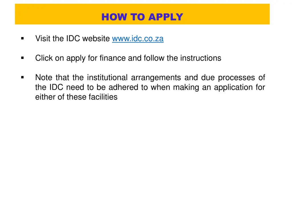 how to apply